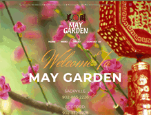 Tablet Screenshot of maygarden.ca